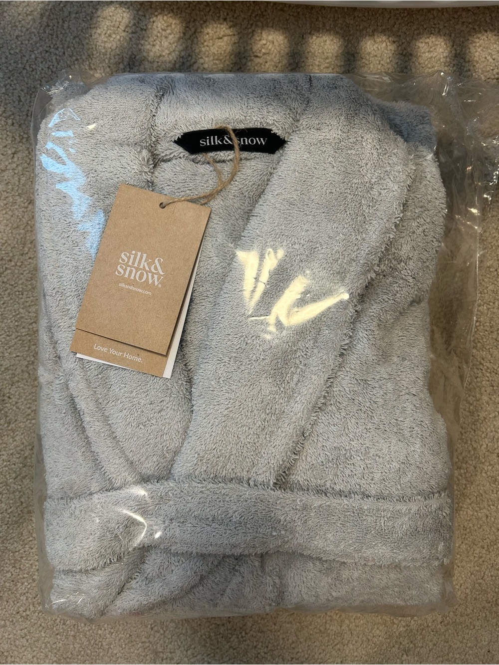 Terry Bathrobe - Luna Gray NWT